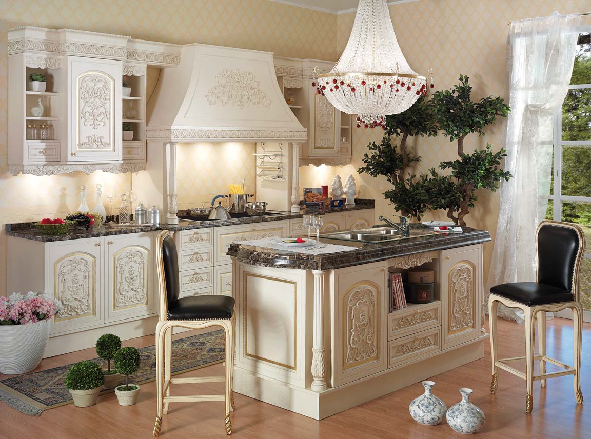 Creatice Italian Kitchen Furniture for Simple Design