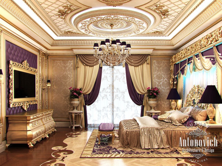 Master Bedroom For Luxury Royal Palaces - Classical Interior