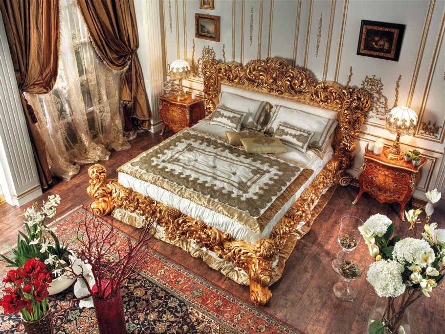 gold bedroom in Italian style 